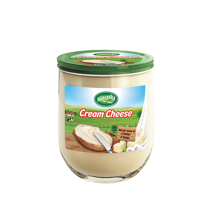 Cream Cheese in Glass Jar Green 300 g